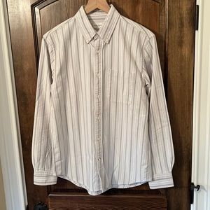 Club Monaco Slim Striped Oxford Shirt